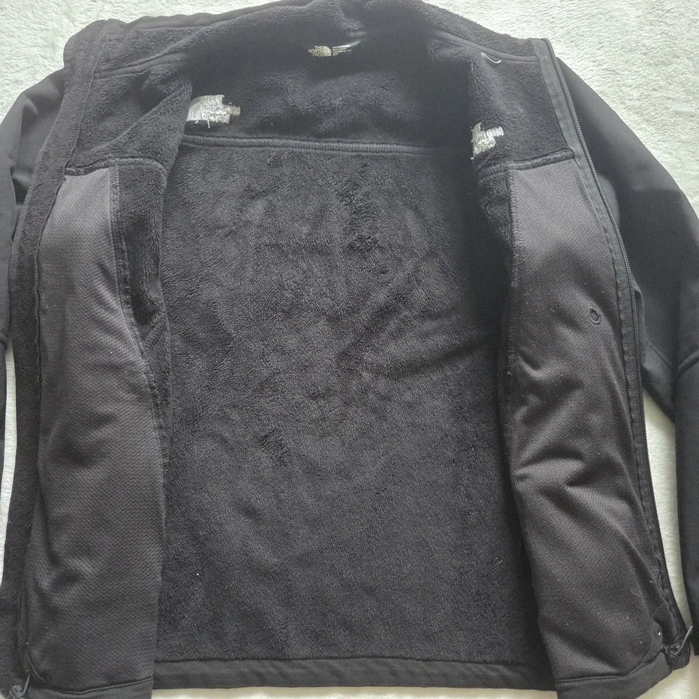 NORTH FACE Apex Chromium Thermal Soft‎ Shell Zip Sweater Jacket Mens Small Read